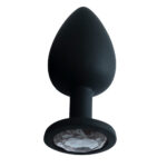 Plug Anal em Silicone com Pedra - Tamanho M - Imagem 10