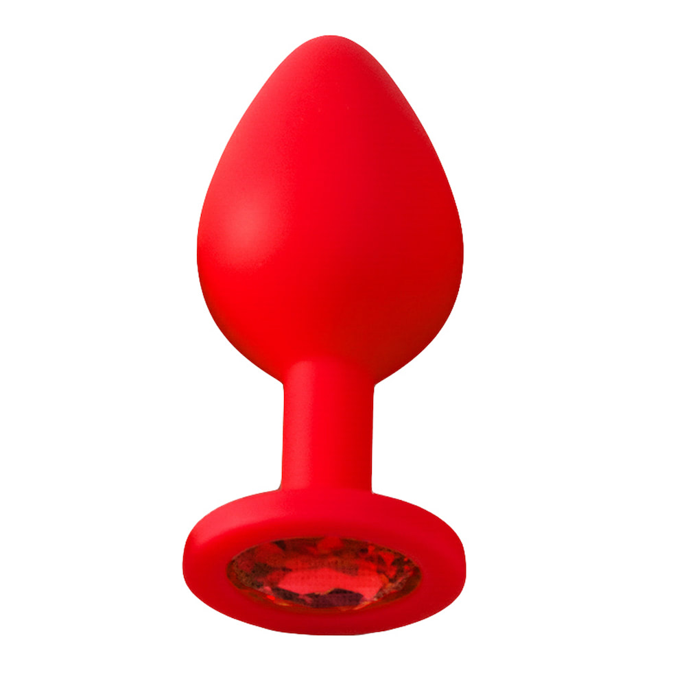 Plug Anal em Silicone com Pedra - Tamanho M - Imagem 29