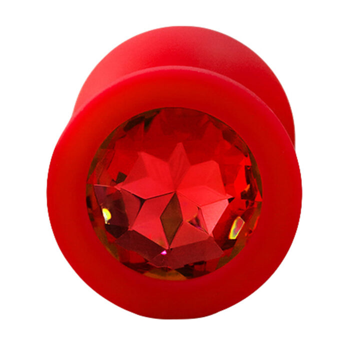 Plug Anal em Silicone com Pedra - Tamanho M - Imagem 28