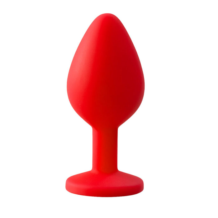 Plug Anal em Silicone com Pedra - Tamanho M - Imagem 24