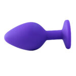 Plug Anal em Silicone com Pedra - Tamanho M - Imagem 17