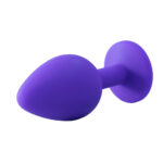 Plug Anal em Silicone com Pedra - Tamanho M - Imagem 13