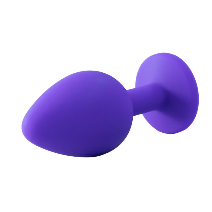 Plug Anal em Silicone com Pedra - Tamanho M - Imagem 13