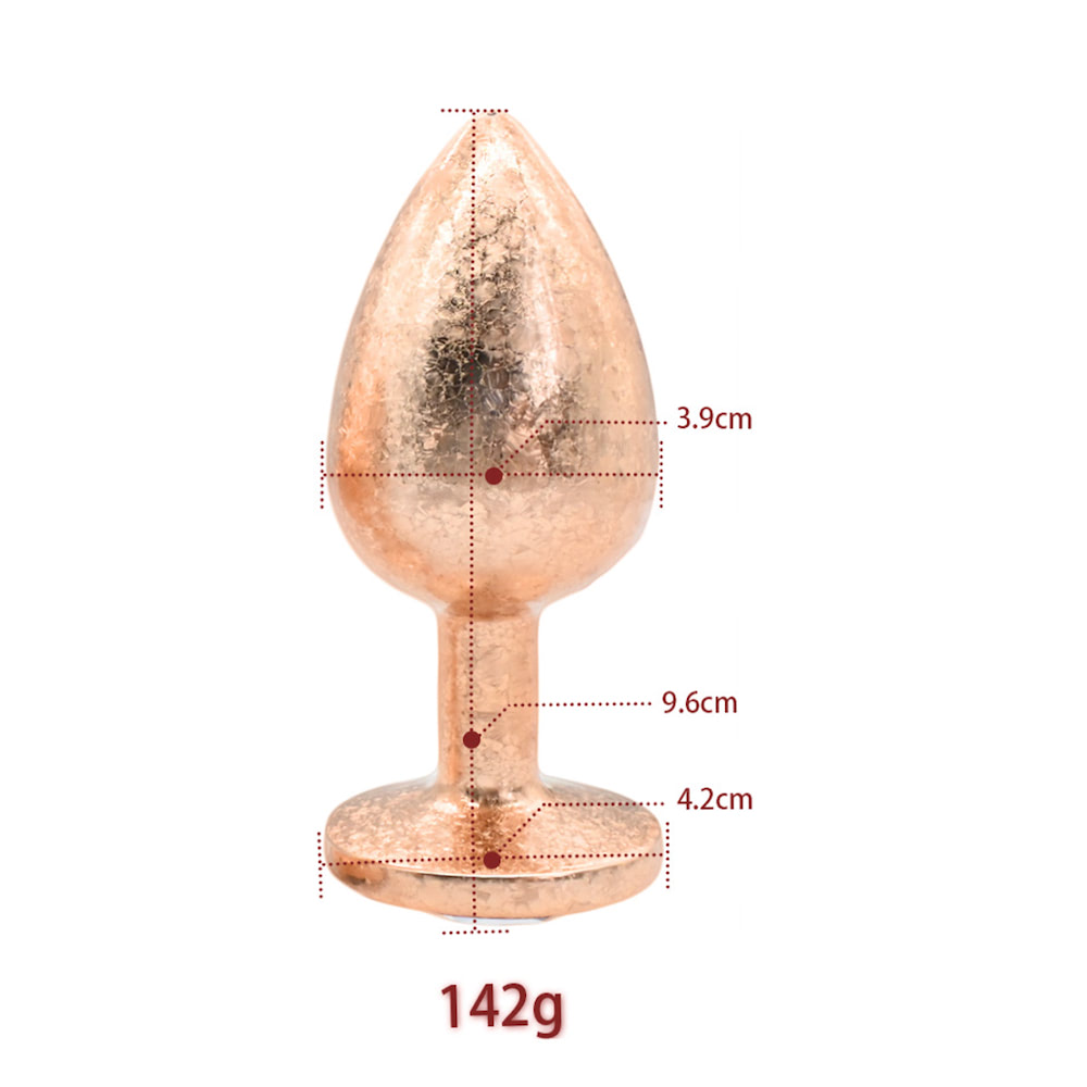 Plug Anal de Luxo Tamanho Médio com Pedra Acrílico usando nova tecnologia - Imagem 10