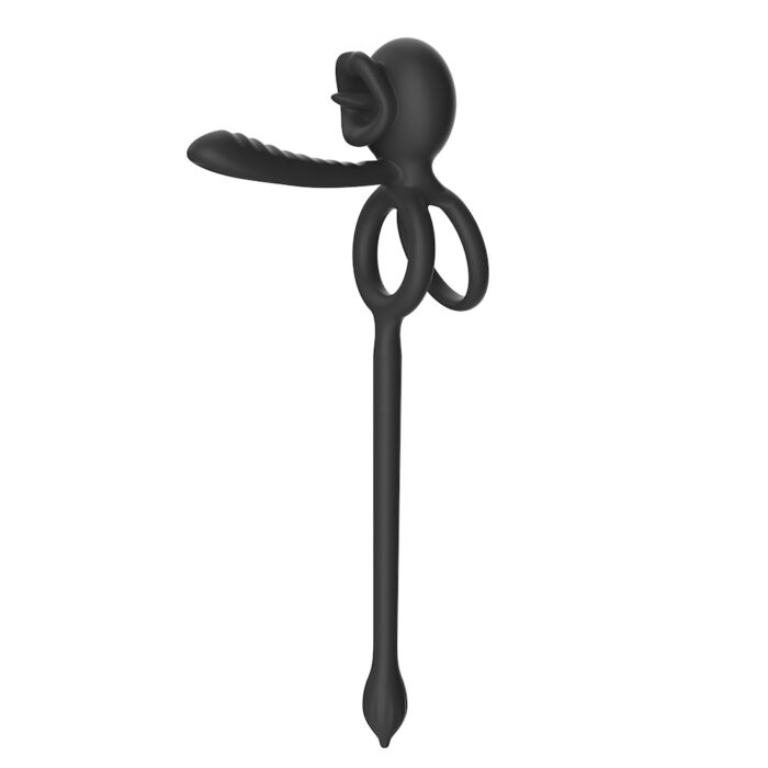 Anel Peniano Duplo e meia capa com Controle por Aplicativo e plug anal - Imagem 16