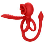 Anel Peniano Duplo e meia capa com Controle por Aplicativo e plug anal - Imagem 7