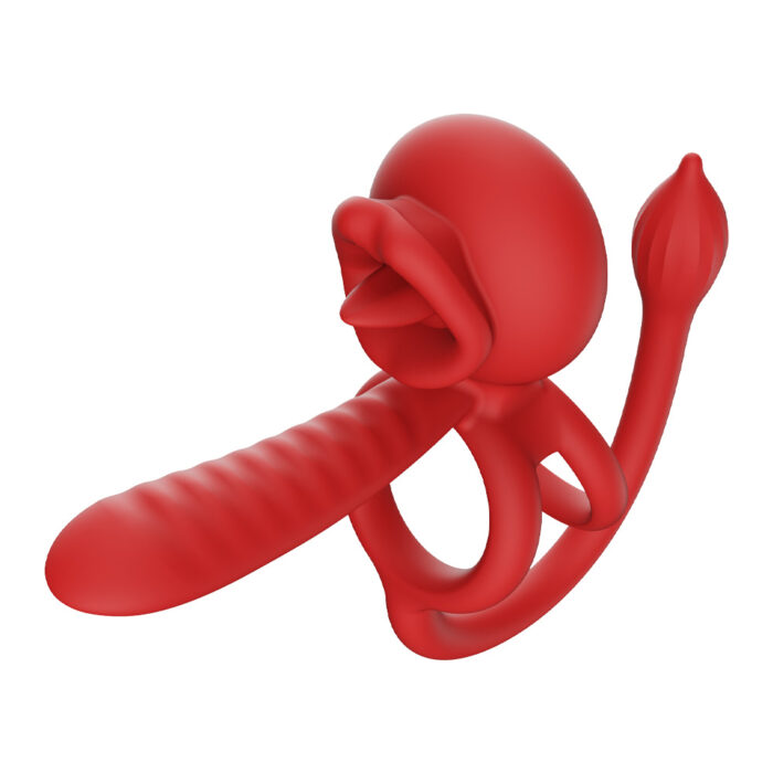 Anel Peniano Duplo e meia capa com Controle por Aplicativo e plug anal - Imagem 28