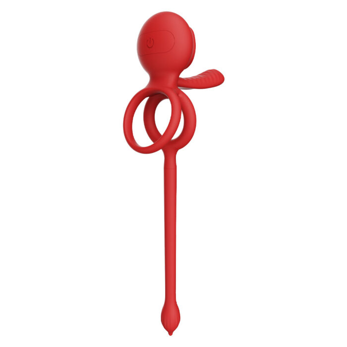 Anel Peniano Duplo e meia capa com Controle por Aplicativo e plug anal - Imagem 26