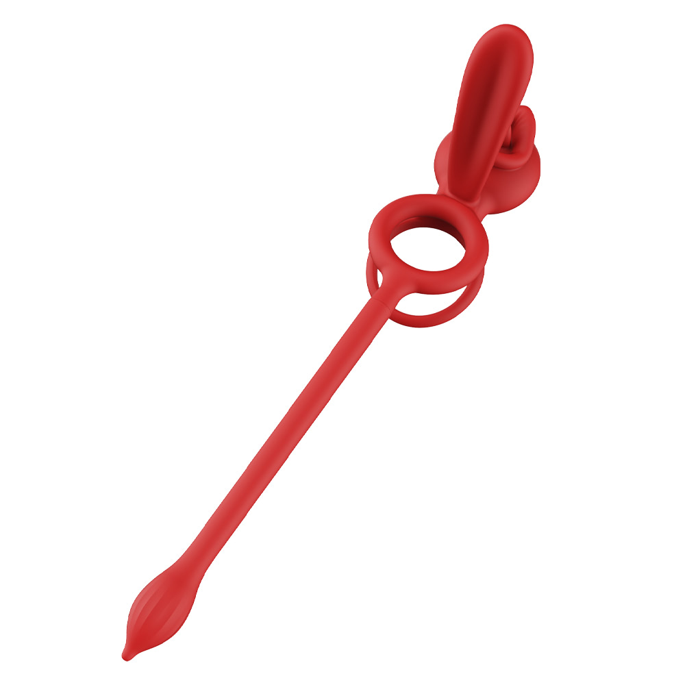 Anel Peniano Duplo e meia capa com Controle por Aplicativo e plug anal - Imagem 11