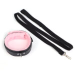 Coleira Bondage em Couro e Guia - Imagem 2