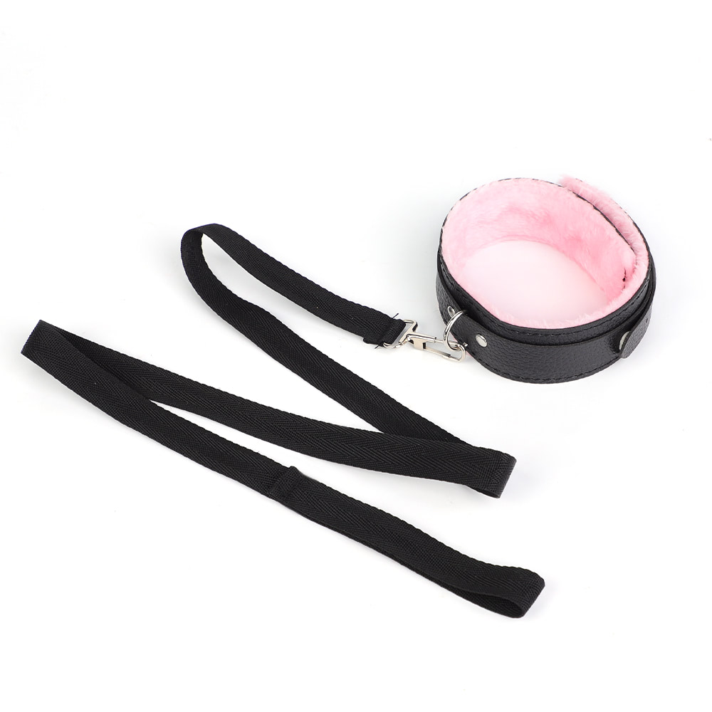 Coleira Bondage em Couro e Guia - Imagem 10