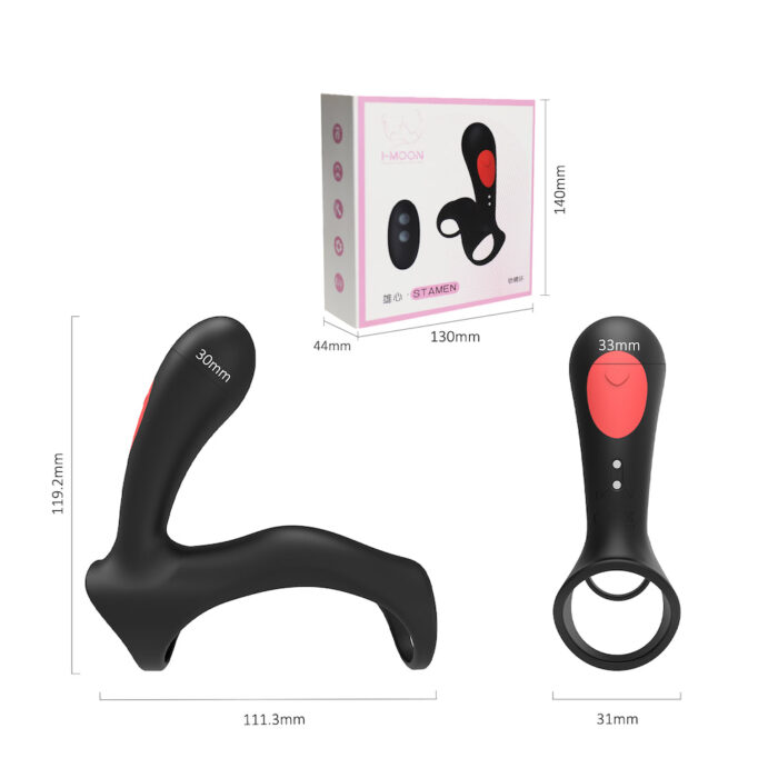 Anel Peniano com 7 modos de Vibrações controle Sem Fio Stamen I-Moon - Imagem 5