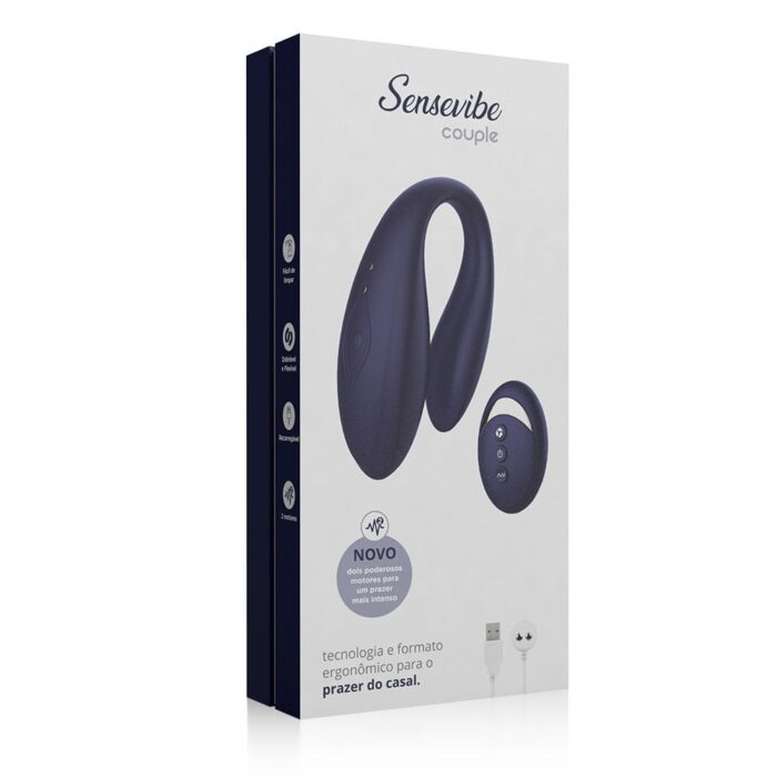 Vibrador de casal Recarregável Sensevibe Couple - Imagem 8