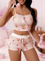 Conjunto de Pijama Feminino completo com Estampa - Imagem 3