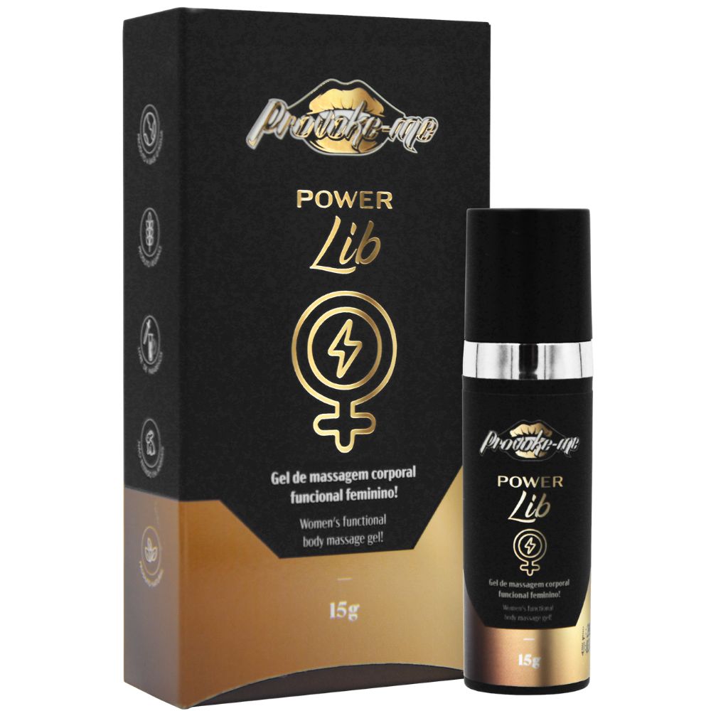 Power lib excitante feminino multifuncional 15g provoke-me