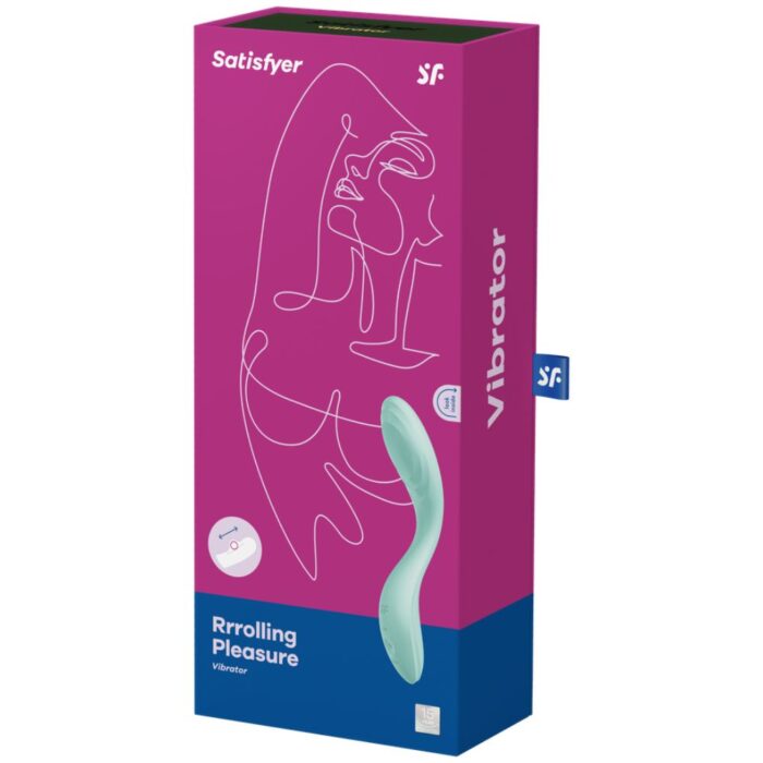 Satisfyer Rrroling Pleasure vibrador de ponto g Verde - Imagem 7