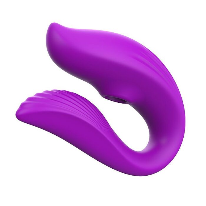 Vibrador de Casal recarregável com Pulsação À Longa distância feito em silicone - APP - Imagem 4