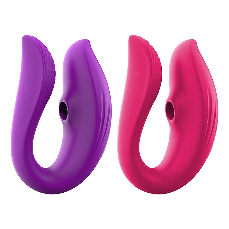 Vibrador de Casal recarregável com Pulsação À Longa distância feito em silicone - APP - Imagem 2
