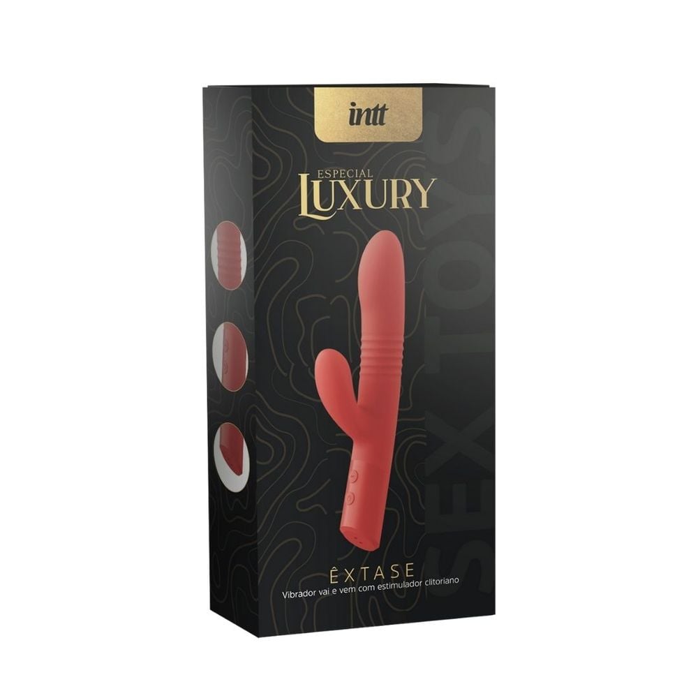 Êxtase Luxury vibrador com função de vai e vem e estímulo clitoriano - Imagem 8