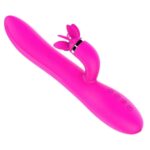 Vibrador de Ponto G e Clitóris Fogo no Parquinho com 3 motores e função de aquecimento Pink Intt - Imagem 2