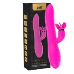 Vibrador de Ponto G e Clitóris Fogo no Parquinho com 3 motores e função de aquecimento Pink Intt