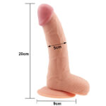 Pênis Suave 20x5cm The Ultra macio Soft Dude - Lovetoy - Imagem 4