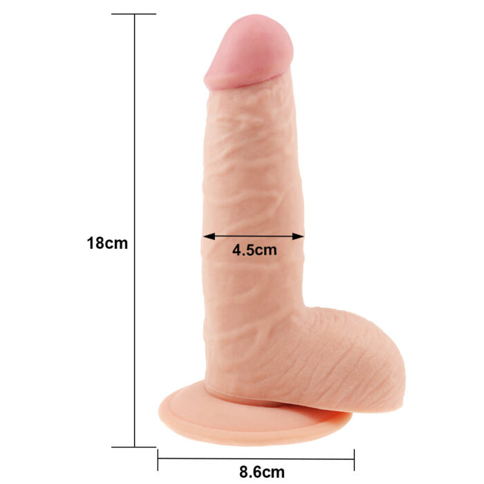 Pênis Suave ultra macio 18x4,5 cm The Ultra Soft Dude - Lovetoy - Imagem 6