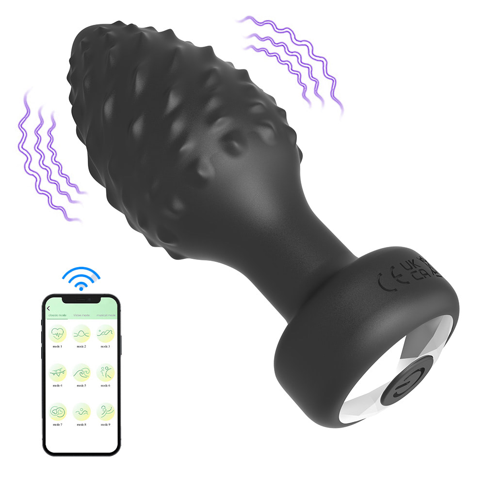 Plug Anal em Silicone com 10 Modos de Vibração e Controle por Aplicativo - Imagem 10