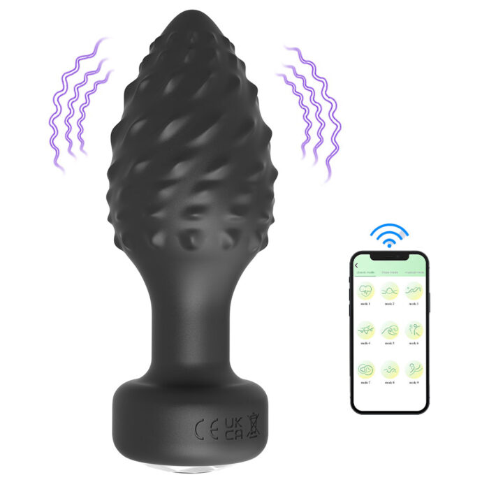 Plug Anal em Silicone com 10 Modos de Vibração e Controle por Aplicativo - Imagem 8