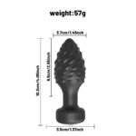 Plug Anal em Silicone com 10 Modos de Vibração e Controle por Aplicativo - Imagem 11