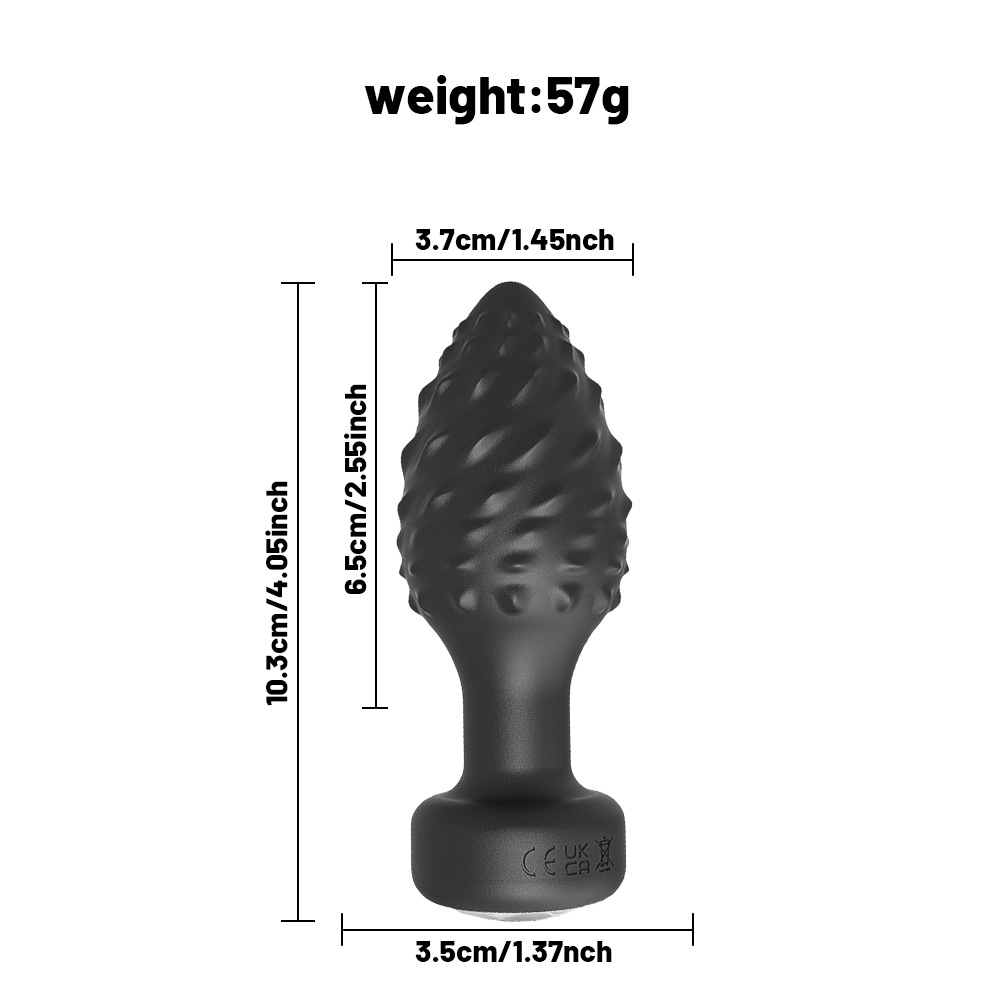 Plug Anal em Silicone com 10 Modos de Vibração e Controle por Aplicativo - Imagem 11