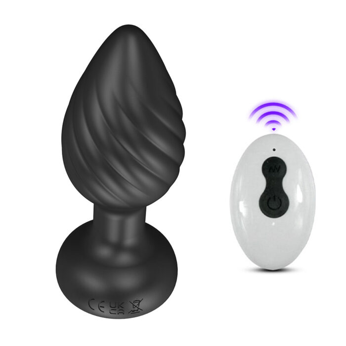 Plug Anal em Silicone com 10 Modos de Vibração,Luz de Led e Controle Remoto sem Fio ou Cotrole de toque - Imagem 6