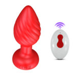 Plug Anal em Silicone com 10 Modos de Vibração,Luz de Led e Controle Remoto sem Fio ou Cotrole de toque - Imagem 13