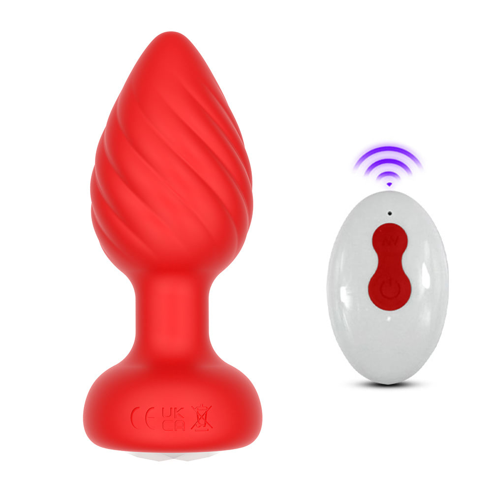 Plug Anal em Silicone com 10 Modos de Vibração,Luz de Led e Controle Remoto sem Fio ou Cotrole de toque - Imagem 12