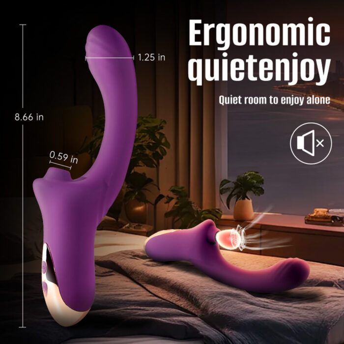 Vibrador Ponto G com 9 Modos de Vibração e Pulsação - Imagem 13