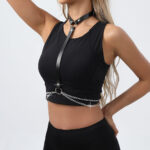 Harness Feminino de Couro