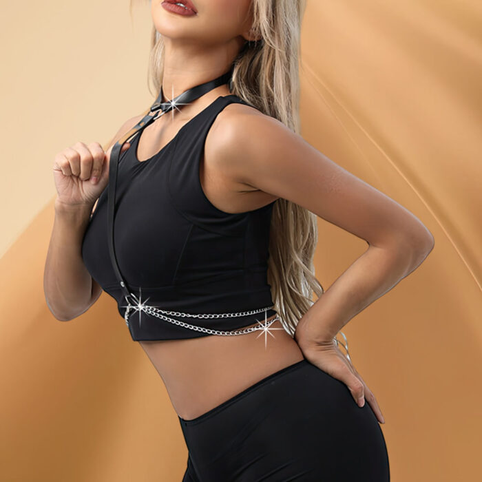 Harness Feminino de Couro - Imagem 2