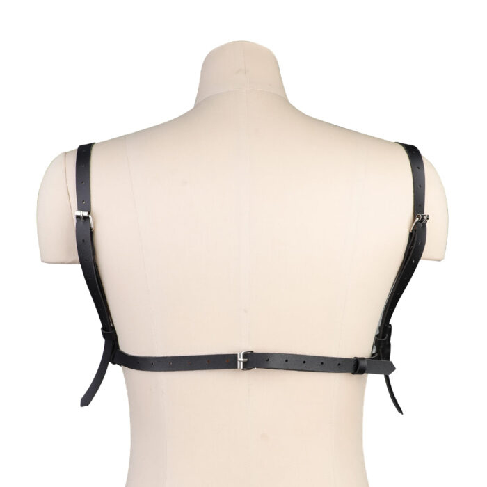 Harness Feminino de Couro com fivelas frontais - Imagem 15