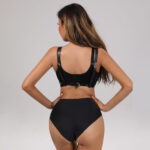 Harness Feminino de Couro com fivelas frontais - Imagem 7