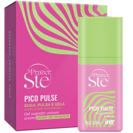 Pico Pulse Gel que Suga Pulsa Vibra e Sensibiliza Intt sabor Melancia