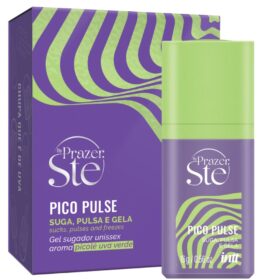 Pico Pulse Gel que Suga Pulsa Vibra e Sensibiliza Intt sabor Uva Verde