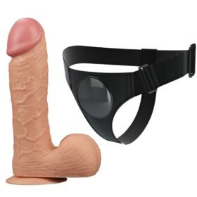 Cinta peniana com Pênis grande Realístico 24,5×5,5cm Legendary King Sized Realistic Dildo