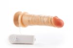 Cinta peniana com Pênis Real Dick Ultra Realístico Com Vibro e Ventosa 17 X 4,2 cm - Imagem 5