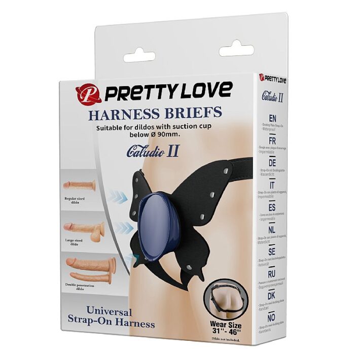 Cinta Peniana Caludio II com forma de borboleta Tamanho único - Pretty Love - Imagem 6