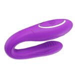Vibrador de casal recarregável confeccionado em silicone controlado via aplicativo - Imagem 4