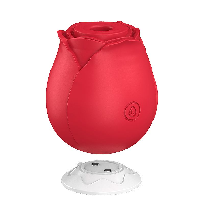 Vibrador em formato de Rosa Estimuladora de Clitóris com Pulsação 2 - Imagem 3