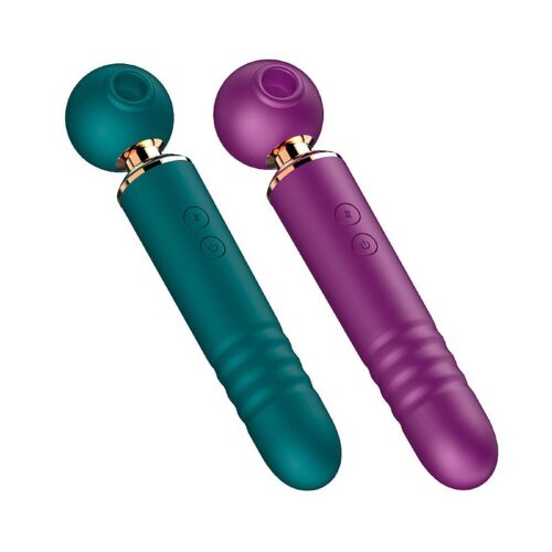 Alternative view of Vibrador de Varinha Mágica com Vai e Vem 3 em 1