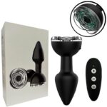 Plug Anal com vibro e Controle Remoto por Voz - 7.7 x 3.7cm