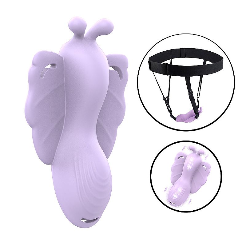 Sora Vibrador de Calcinha em Formato de Borboleta controlado a Longa distância via aplicativo - Imagem 2