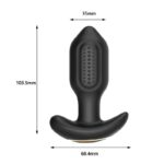 Plug Anal com Vibro e Rotação controlado via aplicativo á Longa Distância - Pong - Imagem 4